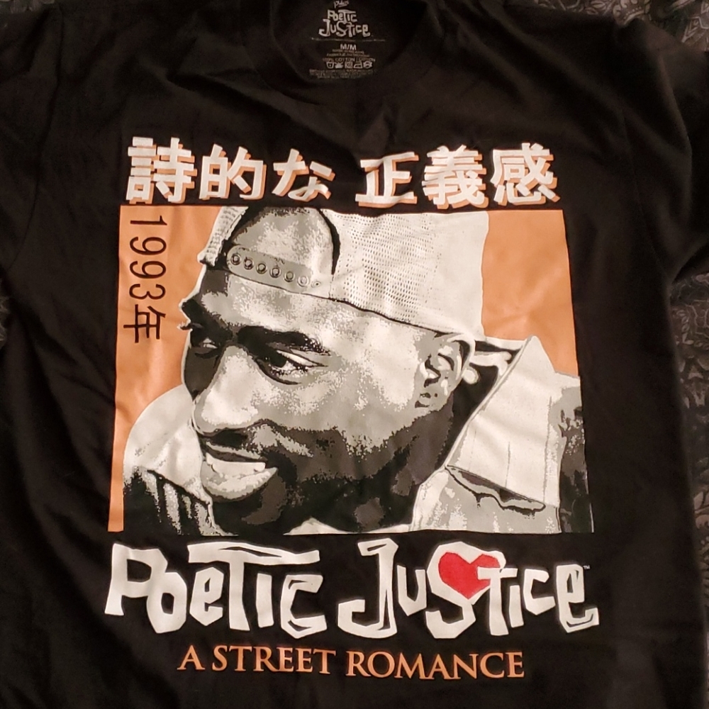 Poetic Justice Tupac Japanese print t-shirt
